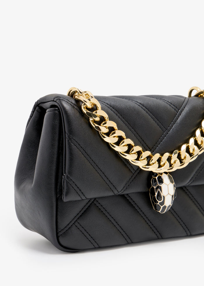 Agni Re - Black Top Handle Crossbody Bag