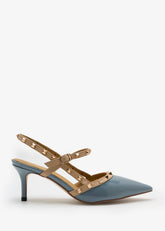 Zeena-Blue/Beige