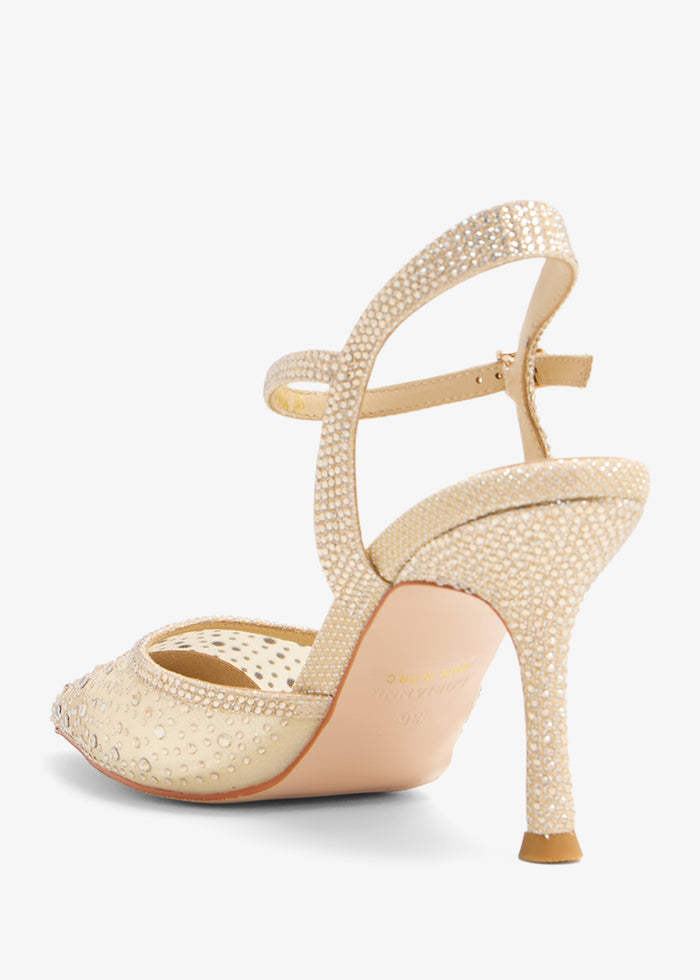 Jeena - Crystal Pumps Ankle Strap