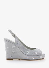 Leda - Crystal Platform Sandals