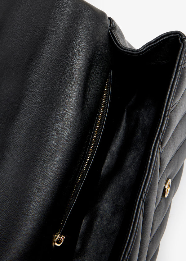 Agni Re - Black Top Handle Crossbody Bag