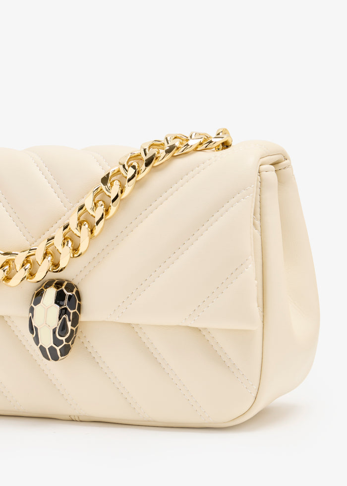 Agni Re - Off-White Top Handle Crossbody Bag
