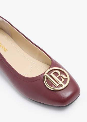 Felice-Re - Ballerinas With Metal Logo