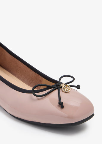 Amara-Re - Ballerinas Attached With Metal Logo