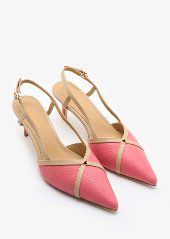 Zyna-Pink/Beige