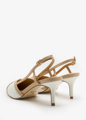 Zyna-White/Beige
