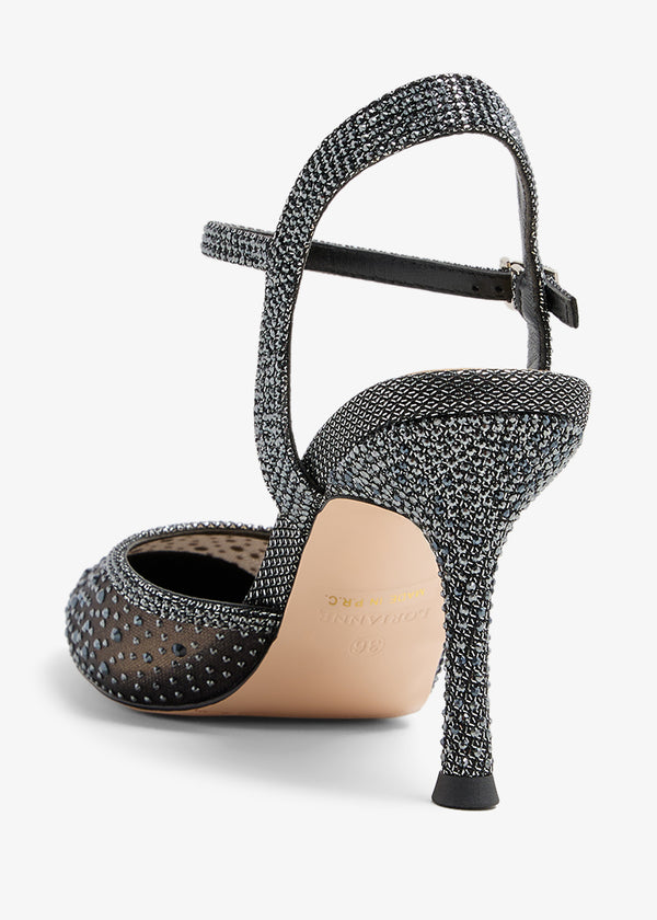 Jeena - Crystal Pumps Ankle Strap