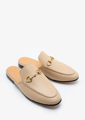 Tansy-Beige leather