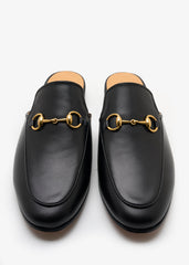 Tansy-Black leather
