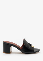 Eudora-Black leather