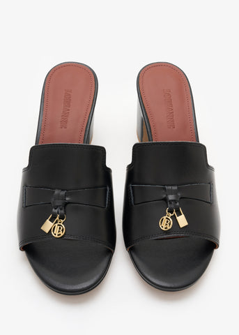 Eudora-Black leather