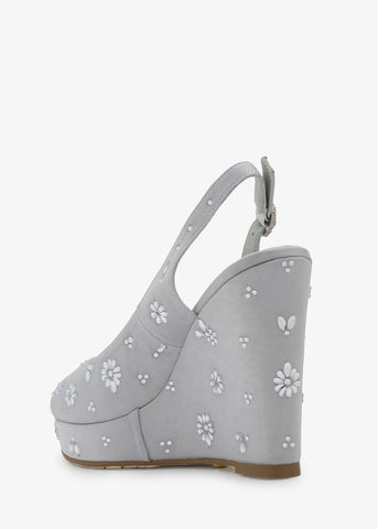 Leda - Crystal Platform Sandals