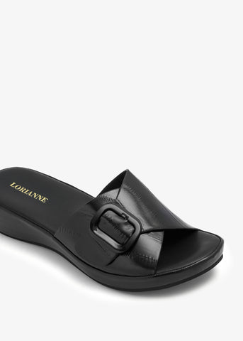 Navitha - Wedge Slide Sandals