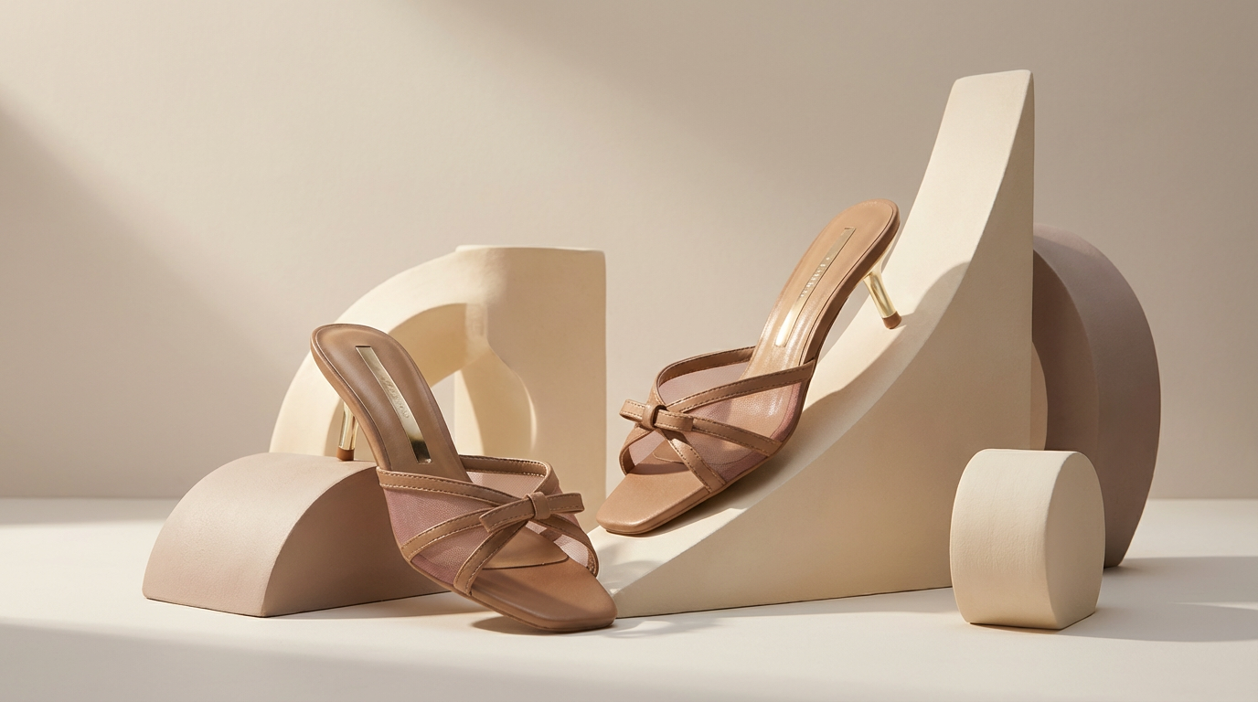 Women’s sandals in stylish summer designs.