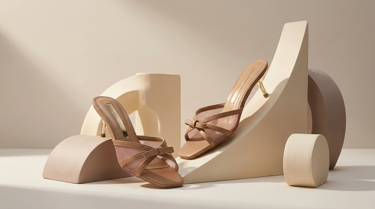 Women’s sandals in stylish summer designs.