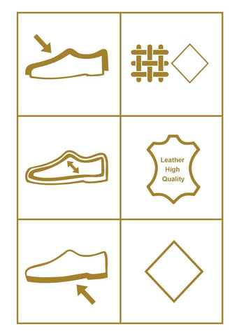 Leather and fabric symbol